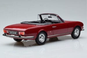 Peugeot 504 Kabriolet Rdeč Norev 1:18 184818 Kovina – slika 3 od 8