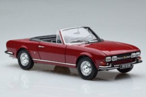 Peugeot 504 Kabriolet Rdeč Norev 1:18 184818 Kovina – slika 6 od 8