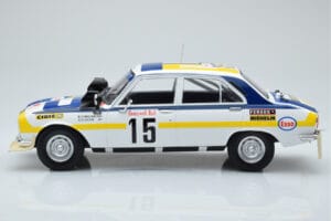 Peugeot 504 Ti #15 B. Consten Rally Morocco 1975 IXO 1:18 18RMC044C Kovina – slika 3 od 6