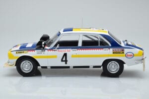 Peugeot 504 Ti #4 T. Makinen / H. Liddon Rally Morocco 1975 IXO 1:18 18RMC044B Kovina – slika 3 od 6