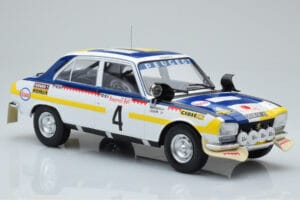 Peugeot 504 Ti #4 T. Makinen / H. Liddon Rally Morocco 1975 IXO 1:18 18RMC044B Kovina – slika 4 od 6