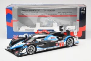 Peugeot 908 HDI FAP LMP1 #7 N. Minassian / P. Lamy / C. Klien 6th Place 24 Hours of Le Mans 2009 Minichamps 1:18 150091207 Ko – slika 6 od 6
