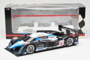 Peugeot 908 HDI FAP LMP1 #8 M. Lamy / S. Sarrazin / A. Wurz 5th Place 24 Hours of Le Mans 2008 Minichamps 1:18 150081208 Kovi – slika 6 od 6