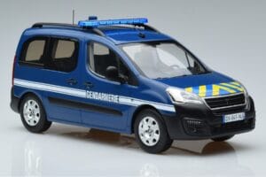 Peugeot Partner Gendarmerie Norev 1:18 184895 Kovina – slika 4 od 6