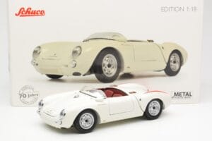 Porsche 550 Spyder Izdaja 70 Let Bel Schuco 1:18 450033300 Kovina – slika 8 od 8