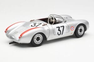 Porsche 550 RS Spyder #37 H. Polensky / R. von Frankenberg 24 Hours of Le Mans 1955 Schuco 1:18 450033400 Kovina – slika 3 od 8