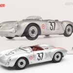 Porsche 550 RS Spyder #37 H. Polensky / R. von Frankenberg 24 Hours of Le Mans 1955 Schuco 1:18 - image 8 of 8
