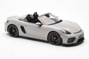 Porsche 718 Spyder Crayon Siva GT Spirit 1:18 GT436 Smola – slika 4 od 6