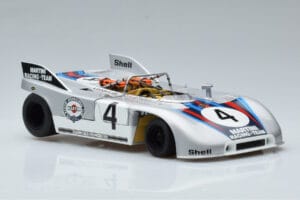 Porsche 908/03 #4 V. Elford / G. Larrousse 1000km Nurburgring 1971 AUTOart 1:18 87181 Kovina – slika 5 od 8