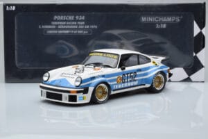Porsche 911 934 Tebernum Racing Team #52 T. Schenken Nurburgring 300km 1976 Minichamps 1:18 155766452 Kovina – slika 6 od 6