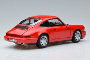 Porsche 911 964 Carrera 2 Rdeč Norev 1:18 187320 Kovina – slika 3 od 7