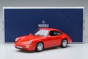 Porsche 911 964 Carrera 2 Rdeč Norev 1:18 187320 Kovina – slika 7 od 7