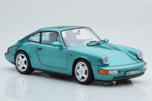 Porsche 911 964 Carrera 2 Wimbledon Zelen Norev 1:18 187329 Kovina – slika 6 od 8