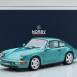 Porsche 911 964 Carrera 2 Wimbledon Zelen Norev 1:18 - image 8 of 8
