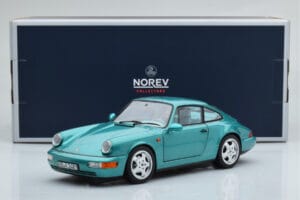 Porsche 911 964 Carrera 2 Wimbledon Zelen Norev 1:18 187329 Kovina – slika 8 od 8