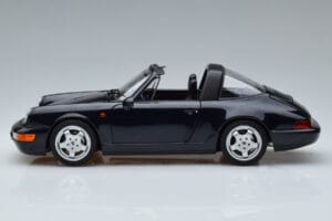 Porsche 911 964 Carrera 4 Targa Modra Norev 1:18 187340 Kovina – slika 5 od 8