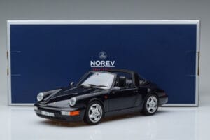 Porsche 911 964 Carrera 4 Targa Modra Norev 1:18 187340 Kovina – slika 8 od 8