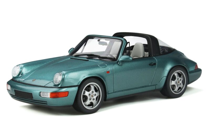 Porsche 911 964 Carrera 4 Targa Zelen GT Spirit 1:18 GT805 Smola