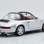 Porsche 911 964 Carrera 4 Targa Polar Srebrna Norev 1:18 - image 5 of 9