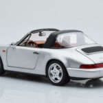 Porsche 911 964 Carrera 4 Targa Polar Srebrna Norev 1:18 - image 8 of 9