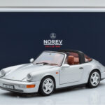 Porsche 911 964 Carrera 4 Targa Polar Srebrna Norev 1:18 - image 9 of 9