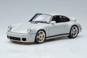 Porsche 911 964 RUF SCR Chalk Siva Almost Real 1:18 880204 Kovina