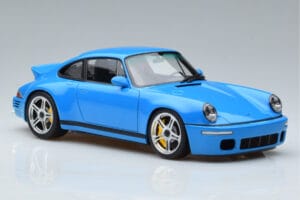 Porsche 911 964 RUF SCR Mexico Modra Almost Real 1:18 880202 Kovina – slika 6 od 10