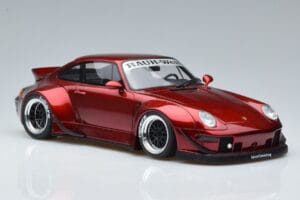 Porsche 911 964 RWB Duck Tail Candy Apple GT Spirit 1:18 GT759 Smola – slika 4 od 6