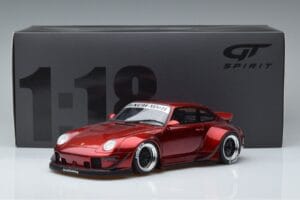 Porsche 911 964 RWB Duck Tail Candy Apple GT Spirit 1:18 GT759 Smola – slika 6 od 6