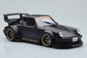 Porsche 911 964 RWB Stella Artois Črn GT Spirit 1:18 GT421 Smola – slika 4 od 6