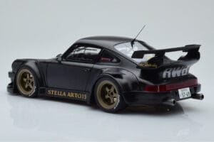 Porsche 911 964 RWB Stella Artois Črn GT Spirit 1:18 GT421 Smola – slika 5 od 6