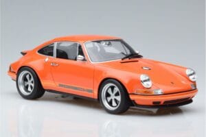 Porsche 911 964 Singer Oranžna Posebna Izdaja GT Spirit 1:18 ZM049 Smola – slika 4 od 6