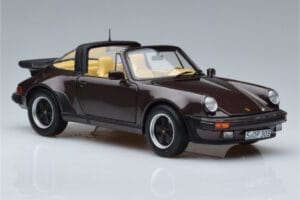Porsche 911 964 Turbo Targa Rjava Norev 1:18 187665 Kovina – slika 6 od 8