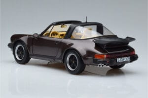 Porsche 911 964 Turbo Targa Rjava Norev 1:18 187665 Kovina – slika 7 od 8