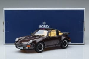 Porsche 911 964 Turbo Targa Rjava Norev 1:18 187665 Kovina – slika 8 od 8