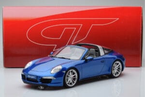 Porsche 911 991 4S Targa Modra GT Spirit 1:18 GT037 Smola – slika 5 od 5