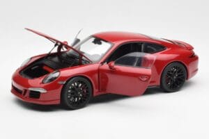 Porsche 911 991 Carrera GTS Carmine Rdeč Schuco 1:18 450039000 Kovina – slika 2 od 8