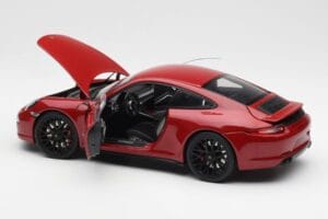 Porsche 911 991 Carrera GTS Carmine Rdeč Schuco 1:18 450039000 Kovina – slika 5 od 8