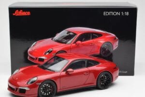 Porsche 911 991 Carrera GTS Carmine Rdeč Schuco 1:18 450039000 Kovina – slika 8 od 8