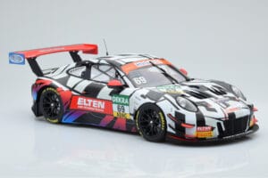 Porsche 911 GT3 R Iron Force by Ring Police #69 J. van Slooten / L. Luhr ADAC GT Masters 2018 Minichamps 1:18 153186969 Kovin – slika 3 od 5