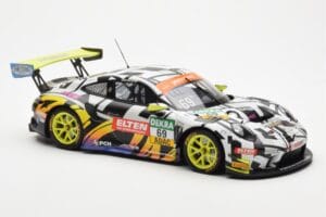 Porsche 911 991.2 GT3 R #69 Team Iron Force Racing Ring Police L. Luhr / M. Holzer ADAC GT Masters 2019 Minichamps 1:18 15319 – slika 4 od 6