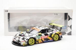 Porsche 911 991.2 GT3 R #69 Team Iron Force Racing Ring Police L. Luhr / M. Holzer ADAC GT Masters 2019 Minichamps 1:18 15319 – slika 6 od 6