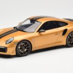 Porsche 911 991.2 Turbo S Exclusive Zlat GT Spirit 1:18