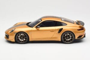 Porsche 911 991.2 Turbo S Exclusive Zlat GT Spirit 1:18 GT444 Smola – slika 3 od 6