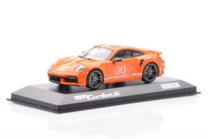 Porsche 911 992 Turbo S Gulf Oranžna Minichamps 1:43 WAP0209060N002 Kovina – slika 2 od 4