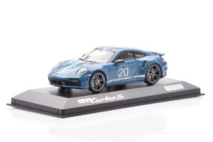 Porsche 911 992 Turbo S Oslo Modra Minichamps 1:43 WAP0209050N001 Kovina – slika 2 od 4