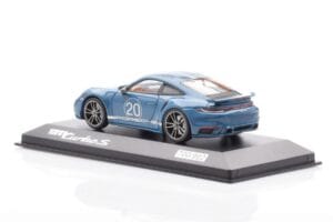 Porsche 911 992 Turbo S Oslo Modra Minichamps 1:43 WAP0209050N001 Kovina – slika 3 od 4