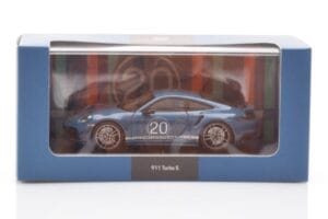 Porsche 911 992 Turbo S Oslo Modra Minichamps 1:43 WAP0209050N001 Kovina – slika 4 od 4