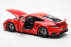 Porsche 911 992 Turbo S Sport Design Rdeč Minichamps 1:18 113069078 Kovina – slika 5 od 8