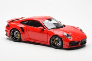 Porsche 911 992 Turbo S Sport Design Rdeč Minichamps 1:18 113069078 Kovina – slika 6 od 8